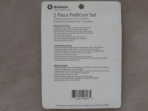 Imagen 10 de 10 de Set De Pedicure Marca Bio Swiss!! + 2 Afeitadoras Gillette!
