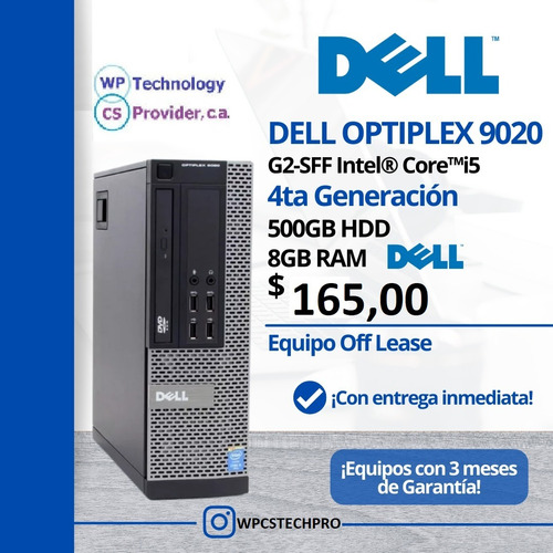 Pc Dell Optiplex 9020 Sff, I5, 8gb, 500gb - Sku: Dell9020sff