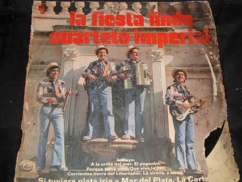 Vinilo Cuarteto Imperial La Fiesta Linda Aa C4