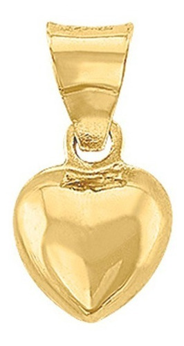 Dije Mini Corazón Amarillo Oro 10k - 1647