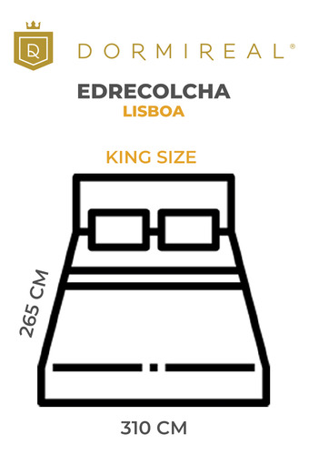 Edrecolcha Lisboa De Jacquard King Size Dormireal