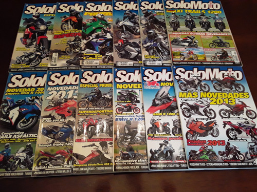 Lote De Revistas (12) Solo Moto 30 (2012)