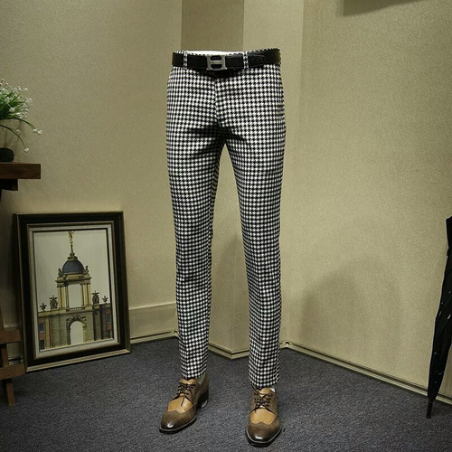 Pantalon Houndstooth Nuevos