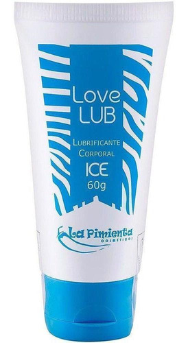Lubrificante incolor La Pimienta Love Lub ice 60g