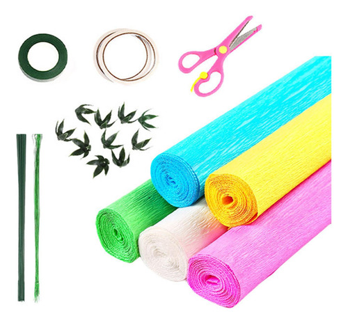 Ancha De Papel Crepé De Papel Crepé De 250 Cm X Estilo B