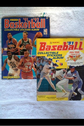 Album De Basketball 91' '92 Y Baseball '91