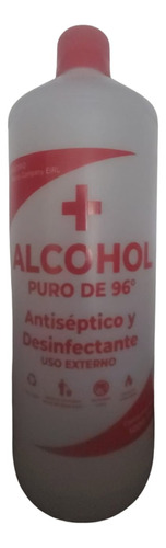 Alcohol Puro De 96°  Antiséptico, Marca Latin Beauty Company