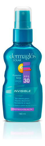 Protector Solar Dermaglós FPS30 Spray Invisible x180ml