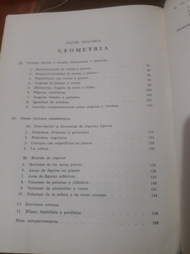 Imagen 3 de 10 de Libro Álgebra Y Geometría Rodriguez Vidal