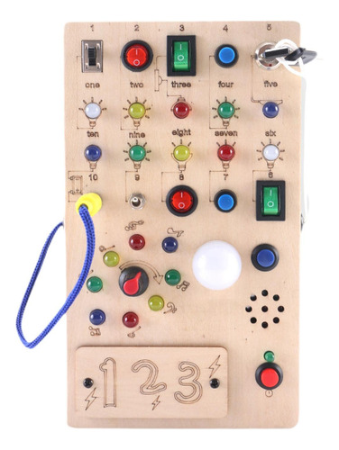 Quadro De Atividades Led Montessori, Quadro Sensorial,
