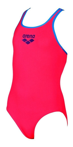 Imagen 1 de 5 de Malla Natacion Arena Big Logo Niña Junior Entera Enteriza