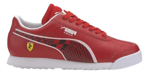 Tenis Puma Unisex Jr Rojo Sf Roma Jr Lifestyle 33997303