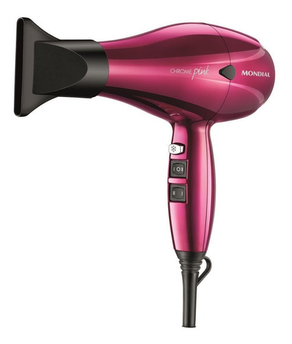 Secador De Cabelo Chrome Pink Line 2000w Sc33 Mondial