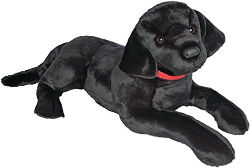 Peluche De Perro Labrador Negro, 31.9in, Douglas Co, Inc