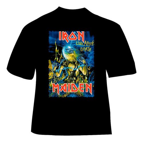 Polera Iron Maiden - Ver 131 - Live After Death