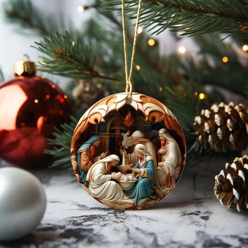 Adornos De Natividad Adornos De Navidad Religiosos 12 Adorno