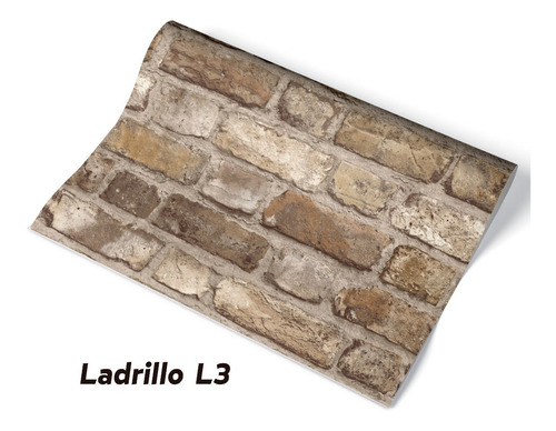 Imagen 6 de 8 de Vinilos Decorativos Pared Empapelado Ladrillo