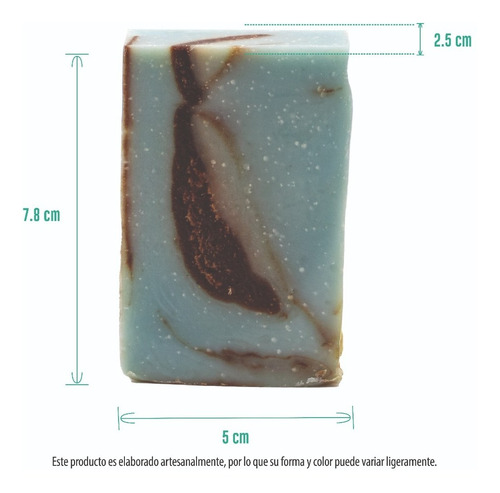 Imagen 3 de 9 de Jabón Artesanal Natural Chocomenta 100 G Bam Boo! Lifestyle