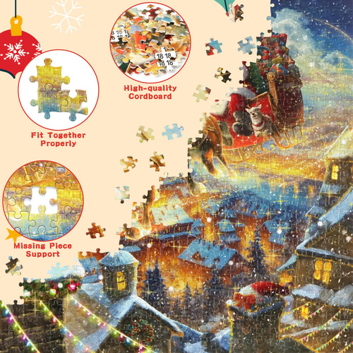 Calendario De Adviento 2024 Puzzle Navidad 1008 Piezas