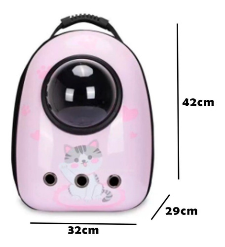 Imagen 2 de 5 de Mochila Transportadora Para Gatos Y Perros