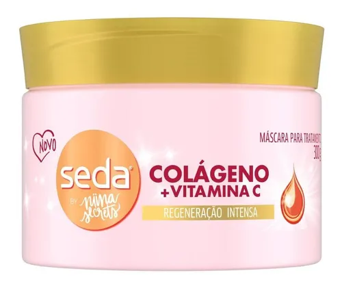 Máscara Tratamento Seda Niina Secrets Colágeno Vitam. C 300g