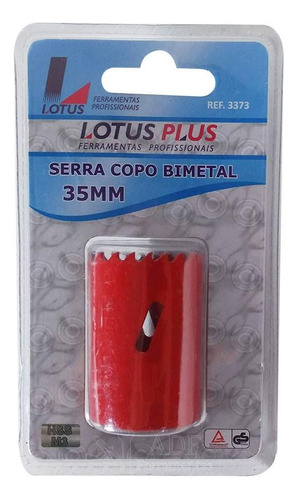 Serra Copo Aço Rápido Bimetal 35mm Lotus