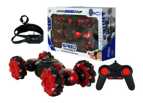 Imagen 2 de 3 de Auto Loco Con Doble Control Remoto Y Mano Negro/surtido