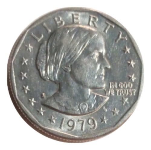 Un Dólar:susan B Anthony 1979 Con Herror Doubled Die.