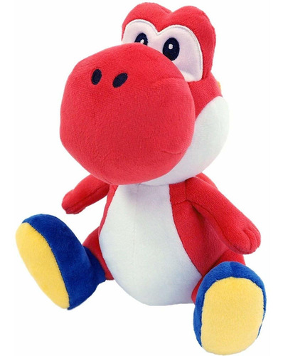 Little Buddy Super Mario Bros 6 Red Yoshi Stuffed Plush