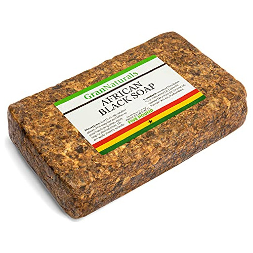 Grannaturals African Black Soap  5 Pound Natural 2j7vx