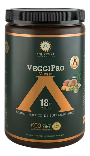 Aquasolar - Veggipro Mango 600g Polvo