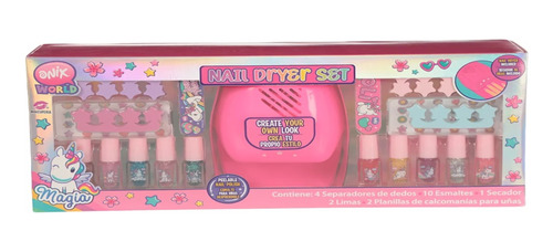 Set De Manicure + Secadora De Uñas Onix  