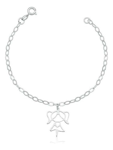 Pulseira Menina - Prata 925 Comprimento 19 Cm