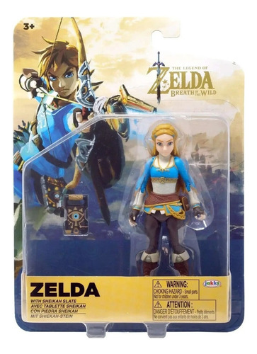 Zelda Con Piedra Sheikah Jakks Pacific Figura 4inch Original