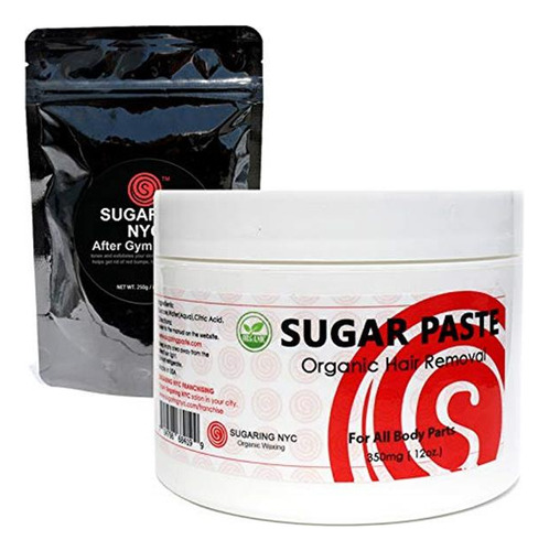 Cera Orgánica De Azúcar + Exfoliante De Azúcar Nyc Orgánico