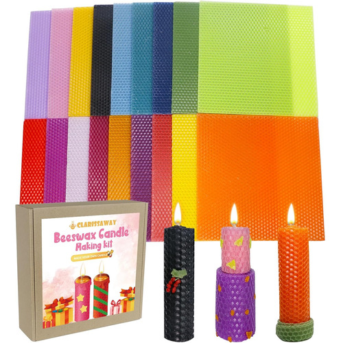 Kit De Fabricación De Velas De Cera De Abeja Niños, 1...