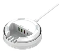 Comprar Cargador De Escritorio Para Celular Carga Inalambrica 32w Color Blanco