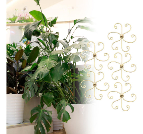 5 Piezas Plants Sheem Soporta De De Plantas De Metal Para