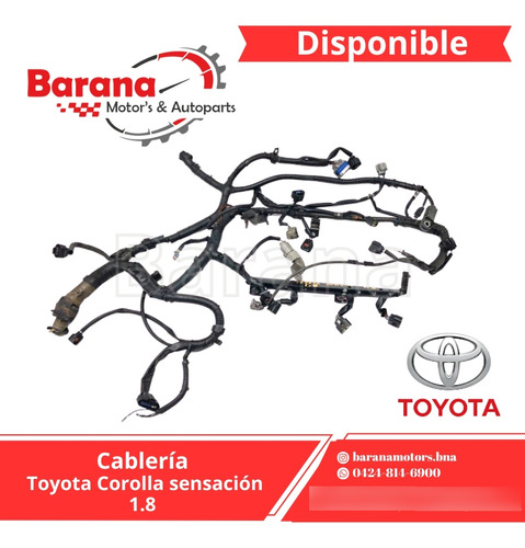 Cableria Toyota Corolla Sensacion