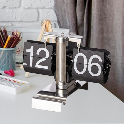 Compatível Reloj Abatible Automático De Tipo Retro, Reloj