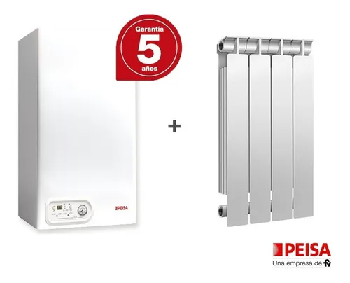 Combo Caldera Peisa Diva 24 Ds F + 20 Elementos Radiador