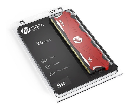Memoria Ram Pc 16gb Hp V6 Ddr4 2666mhz Dimm Oc Escritorio