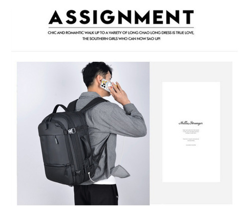 Mochila De Gran Capacidad, Bolsa De Viaje Multicapa De Alta Gama 60l