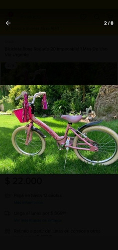 Vendo Bicicleta De Aluminio Rodado 20 Impecable