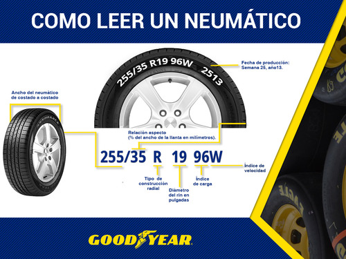Llanta 235/50r19 Eagle F1 Asymmetric 3 Goodyear 99v