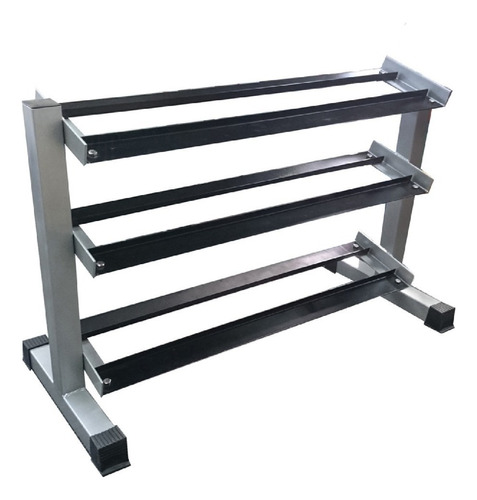 Rack Para 10 Pares De Mancuernas Gym Color Negro