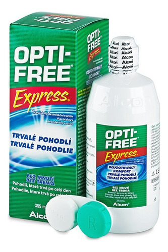 Optifree Express Líquido Para Lentes De Contacto 355ml