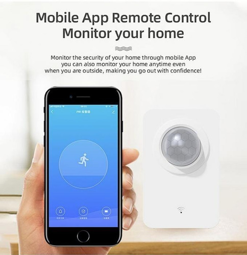 Sensor Pir Movimiento Wifi App Tuya / Smartlife