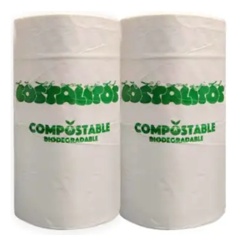 Bolsa Para Basura Costalitos Compostable Grande 70 Pzas