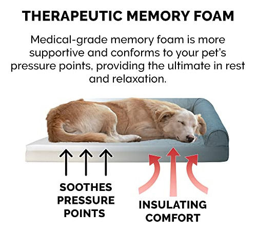 Cama Para Perros De Espuma Viscoelástica Furhaven Para Perro